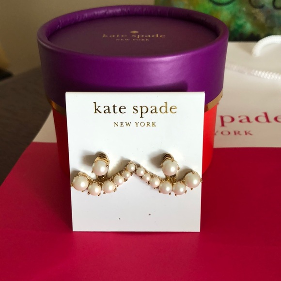 kate spade Jewelry - New! 2 Styles Kate Spade Pearl Earrings